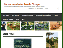 Tablet Screenshot of ferme-avicole.com